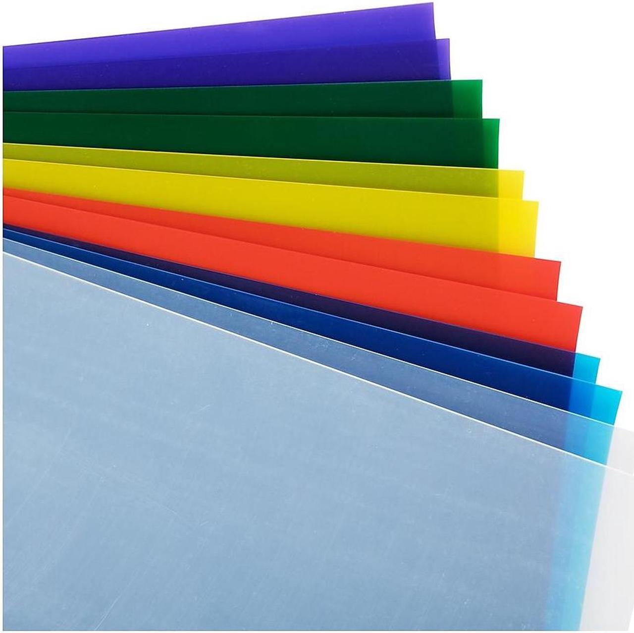 Alt view image 4 of 5 - JAM Paper Plastic Sleeves 9" x 12" Assorted Colors 12/Pack 380SASST