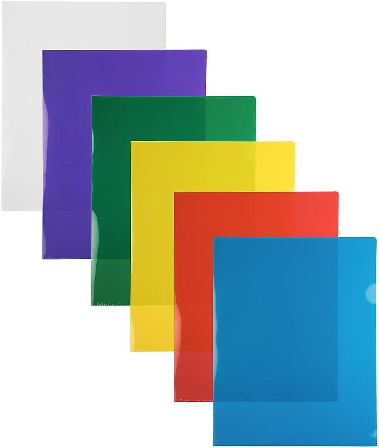 Alt view image 2 of 5 - JAM Paper Plastic Sleeves 9" x 12" Assorted Colors 12/Pack 380SASST