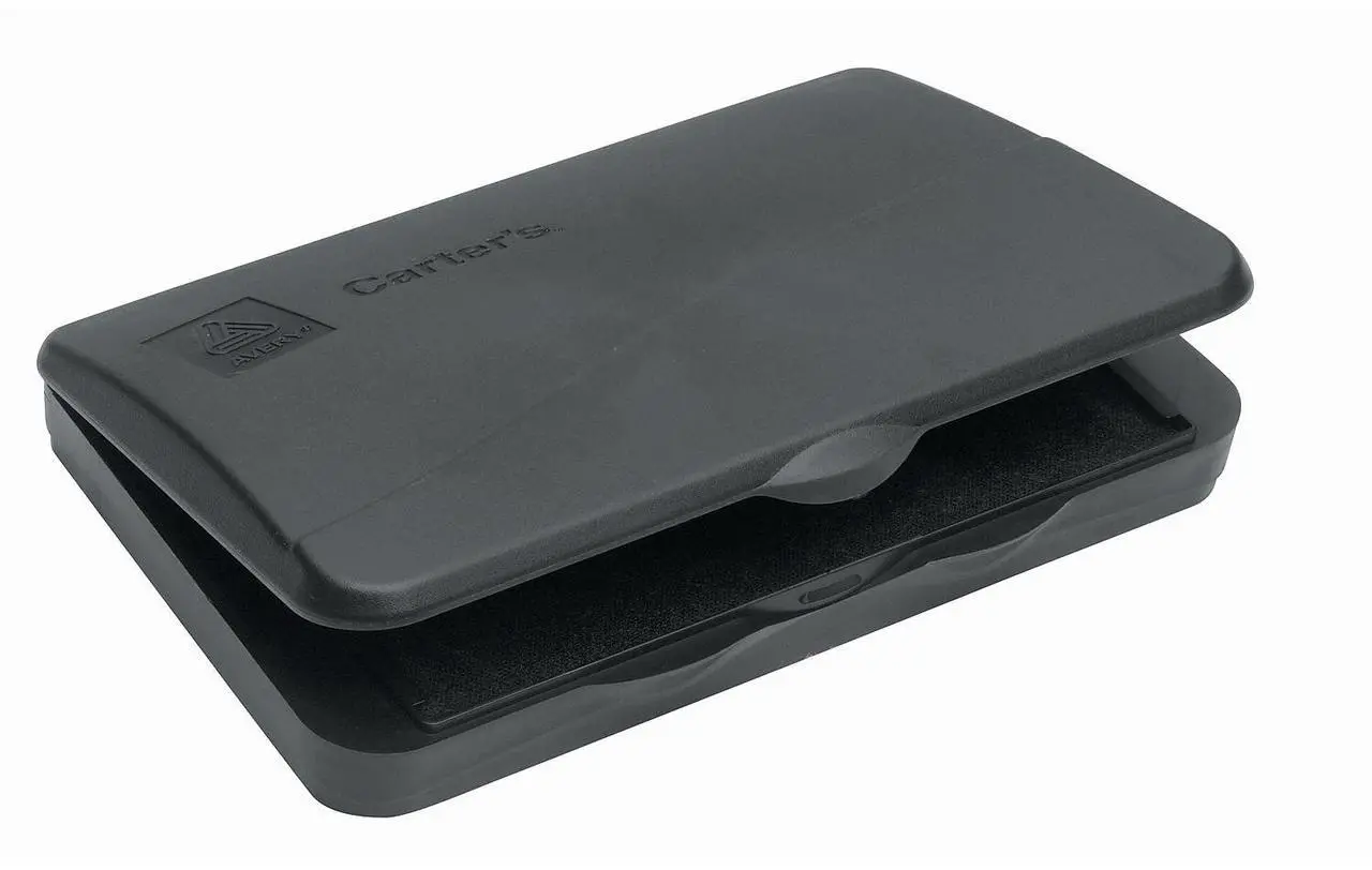 Alt view image 8 of 11 - Carter's Pre-Inked Felt Stamp Pad, 4.25 X 2.75, Black 21081