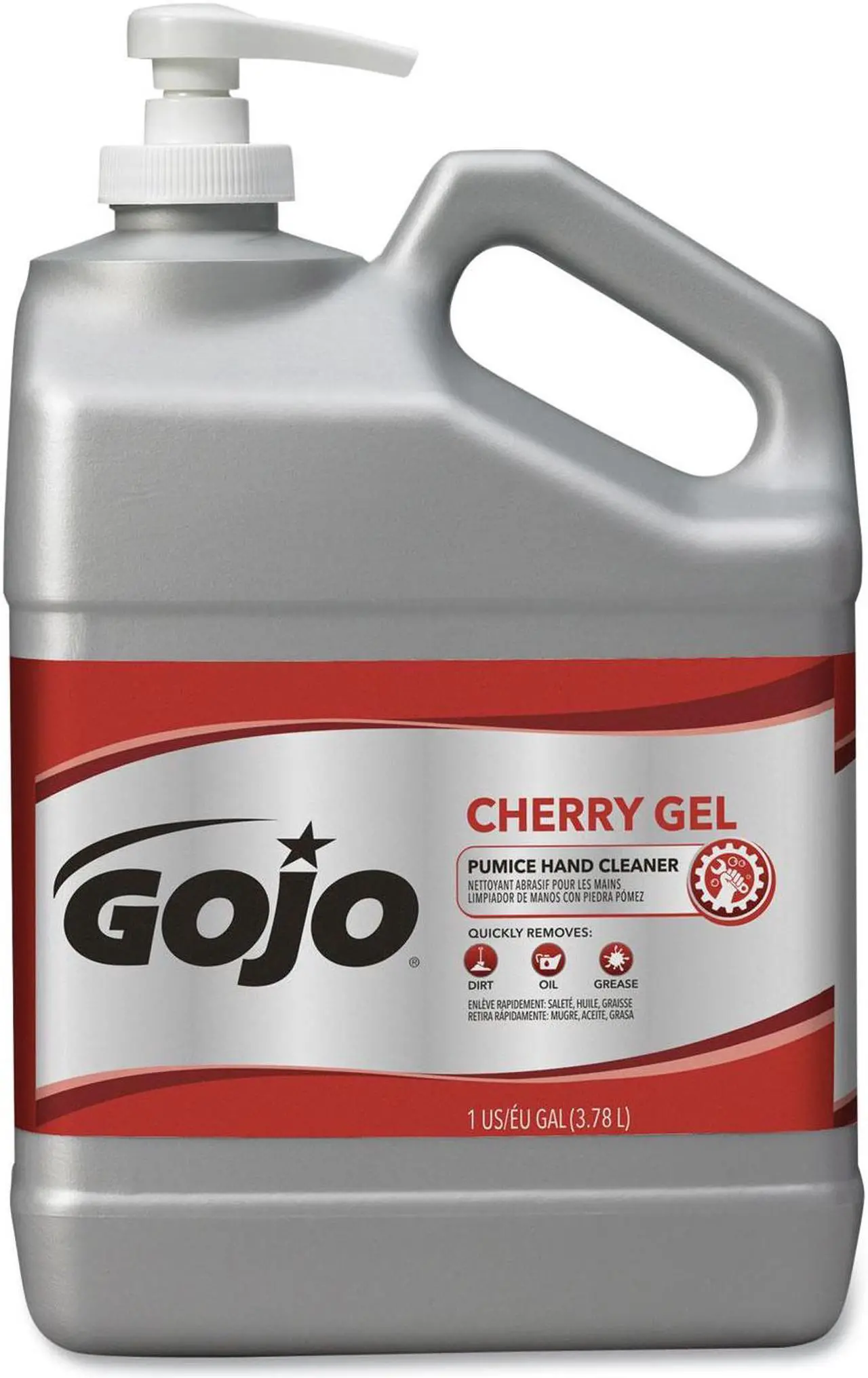 Alt view image 8 of 11 - Gojo 315-2358-02 Cherry Gel Pumice Hand Cleaner