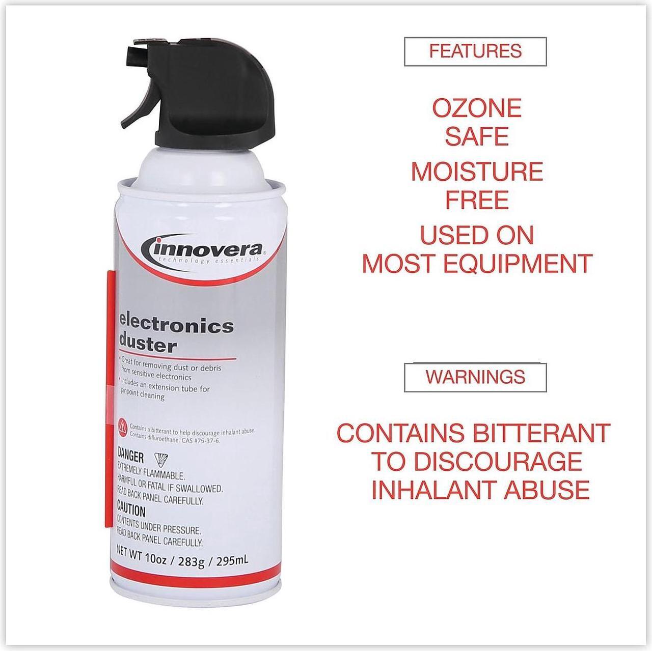 Alt view image 9 of 9 - Compressed Air Duster Cleaner, 10 oz Can 10010