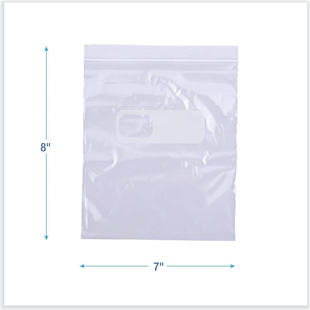 Alt view image 12 of 17 - Boardwalk Reclosable Food Storage Bags 1 qt Clear LDPE 6 1/2 x 5.88 500/Box