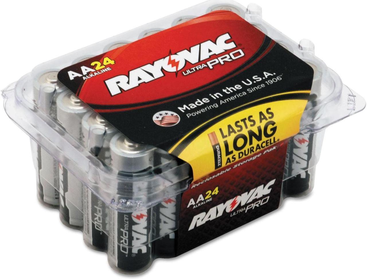Alt view image 15 of 17 - Rayovac Ultra Pro Alkaline Batteries AA 24/Pack ALAA24PPJ
