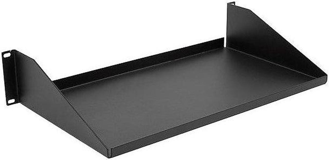 Alt view image 7 of 11 - Monoprice Single Sided Shelf, 3.5"(H) x 10"(D) x 19"(W), 30 lbs