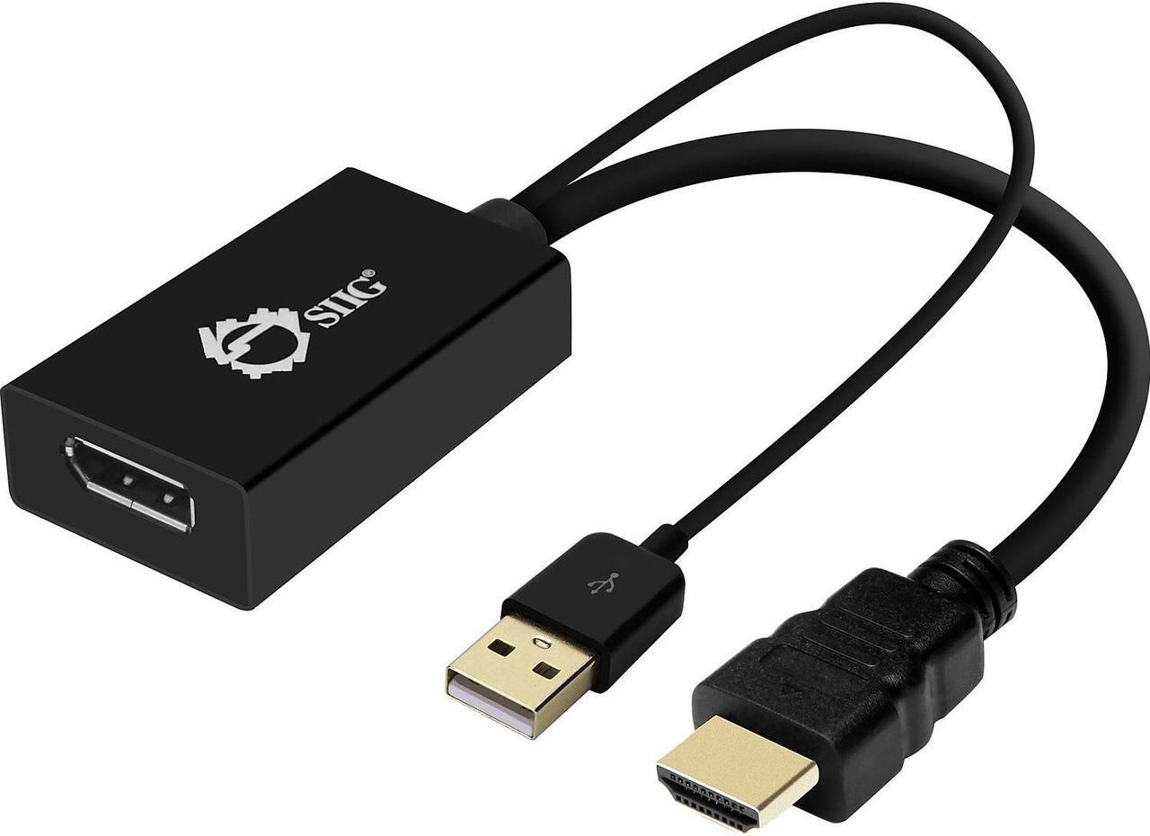 Alt view image 10 of 18 - SIIG CE-H22W11-S1 Hdmi To Displayport 4K Ultra Hd Convert Connect Displayport To Hdmi
