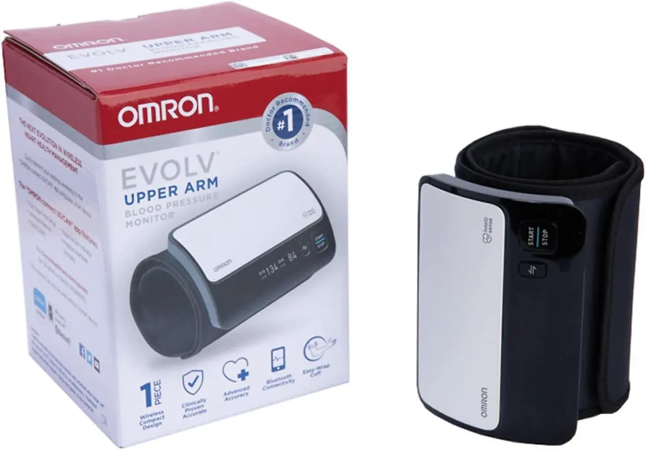Alt view image 4 of 7 - Omron Evolv Digital Wireless Upper Arm Blood Pressure Monitor OMRBP7000