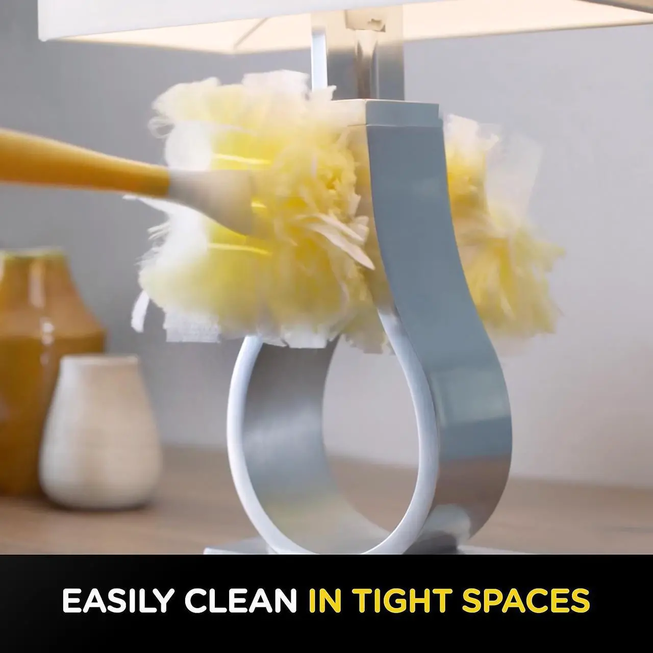 Alt view image 12 of 16 - Swiffer 360 Dusters Refill Dust Lock Fiber Yellow 6/Box 21620BX