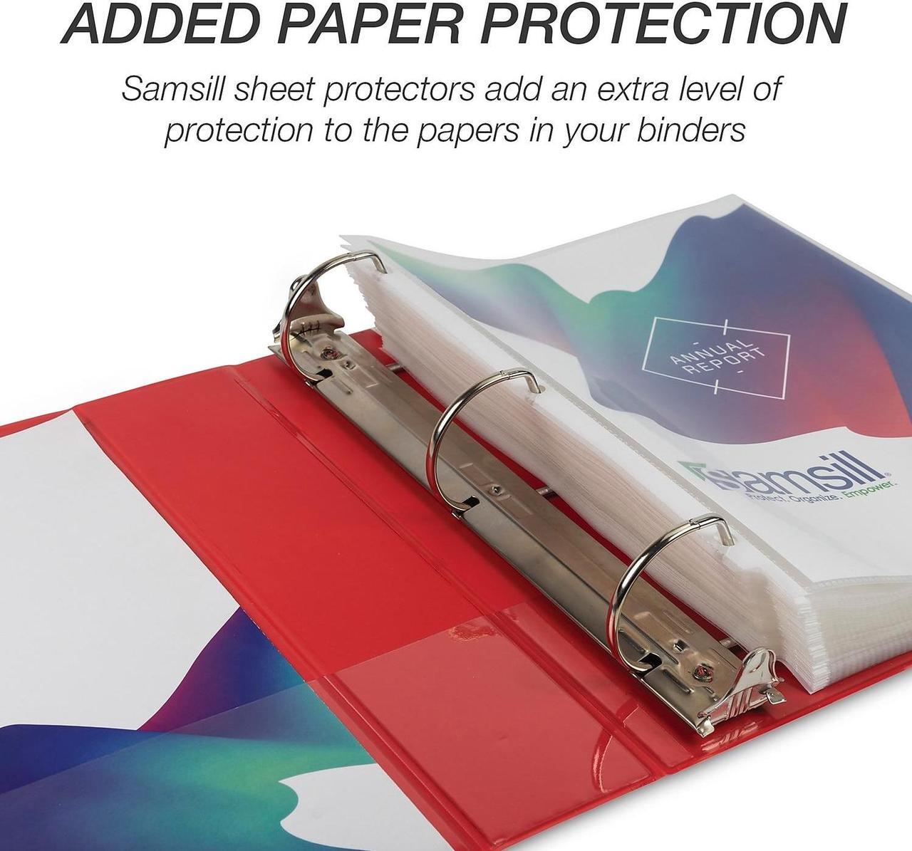 Alt view image 18 of 18 - C-Line Two-Pocket Heavyweight Poly Portfolio Folder w/3-Hole Punch Letter Assorted 33930