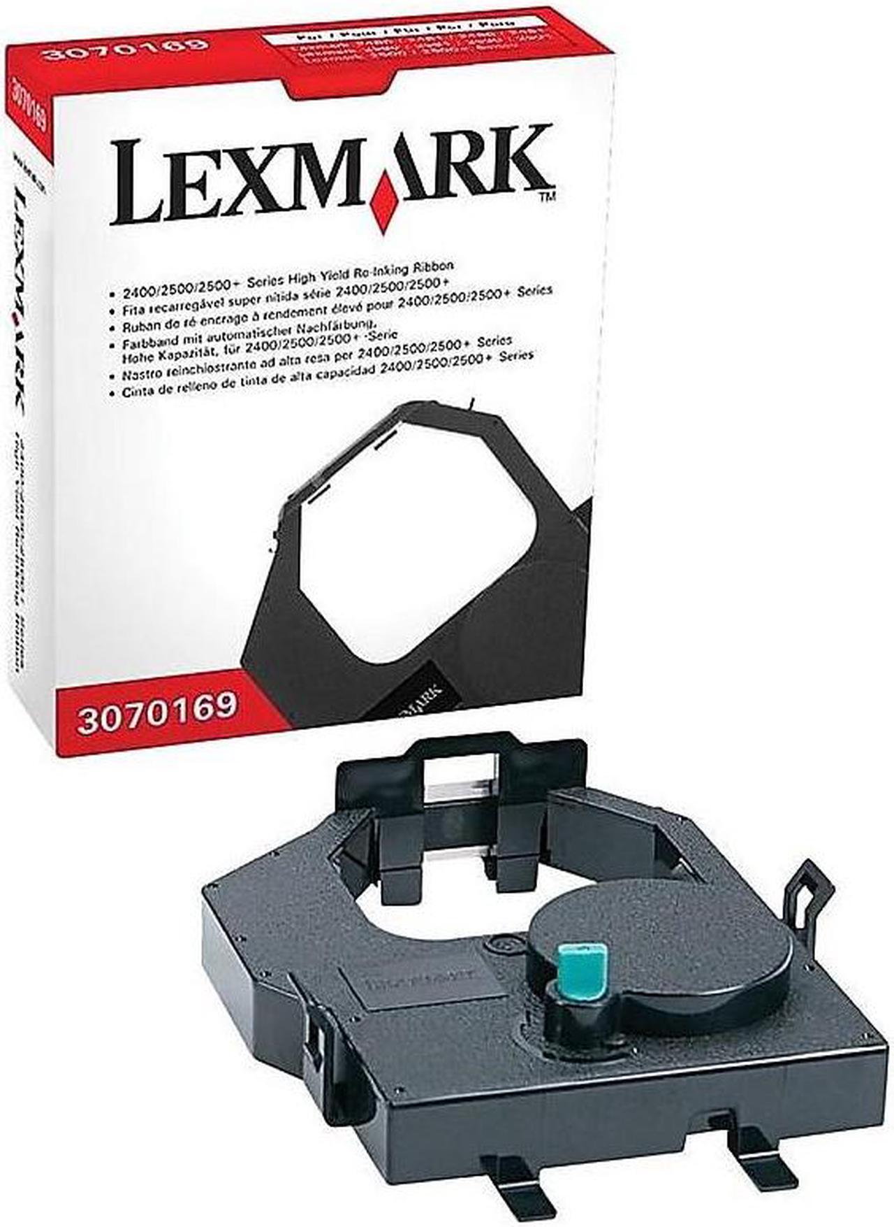 Main image of Lexmark Re-Ink Printer Ribbon 3070169 Black 935717