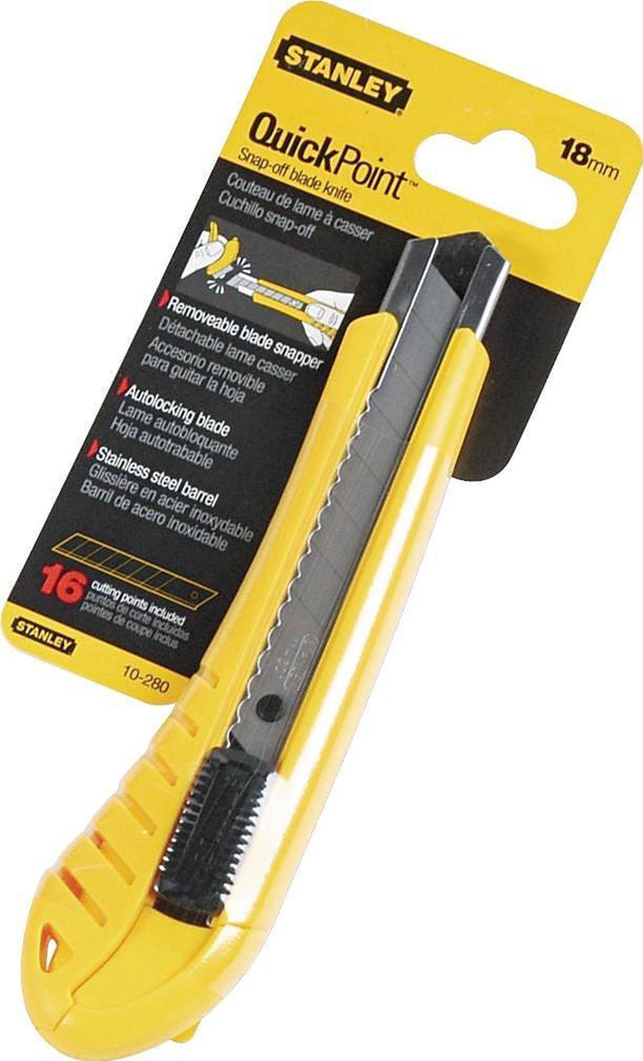 Alt view image 2 of 2 - STANLEY BLACK & DECKER INC Standard Snap-Off Knife 18mm 6 3/4" 10280