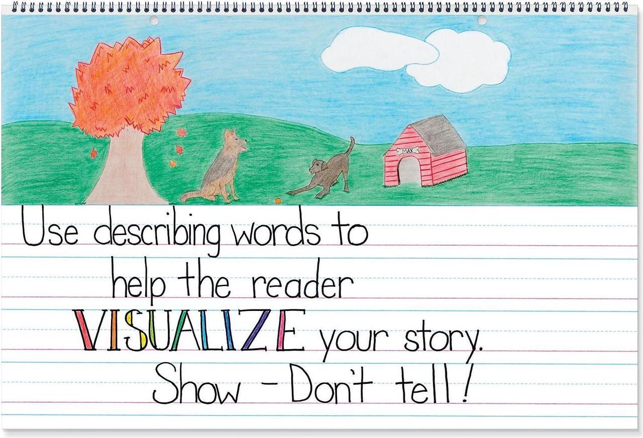 Alt view image 2 of 2 - Pacon Picture Story Chart Tablet 24"x16" 1/2 Rld 25Shts WE MMK07426