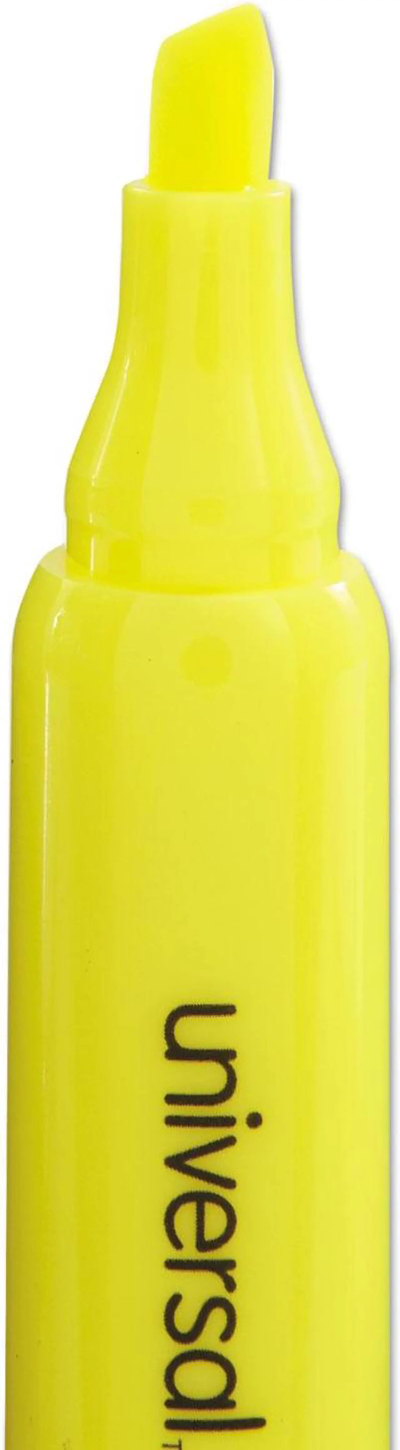 Alt view image 2 of 7 - Universal UNV08867 Desk Highlighters, Chisel Tip, Assorted Colors, Dozen