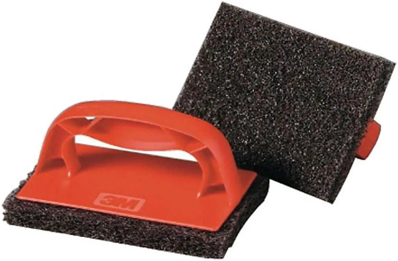 Main image of Scotch-Brite PROFESSIONAL Scotchbrick Griddle Scrubber 4 x 6 x 3 Red/Brown 4 per Pack 59203