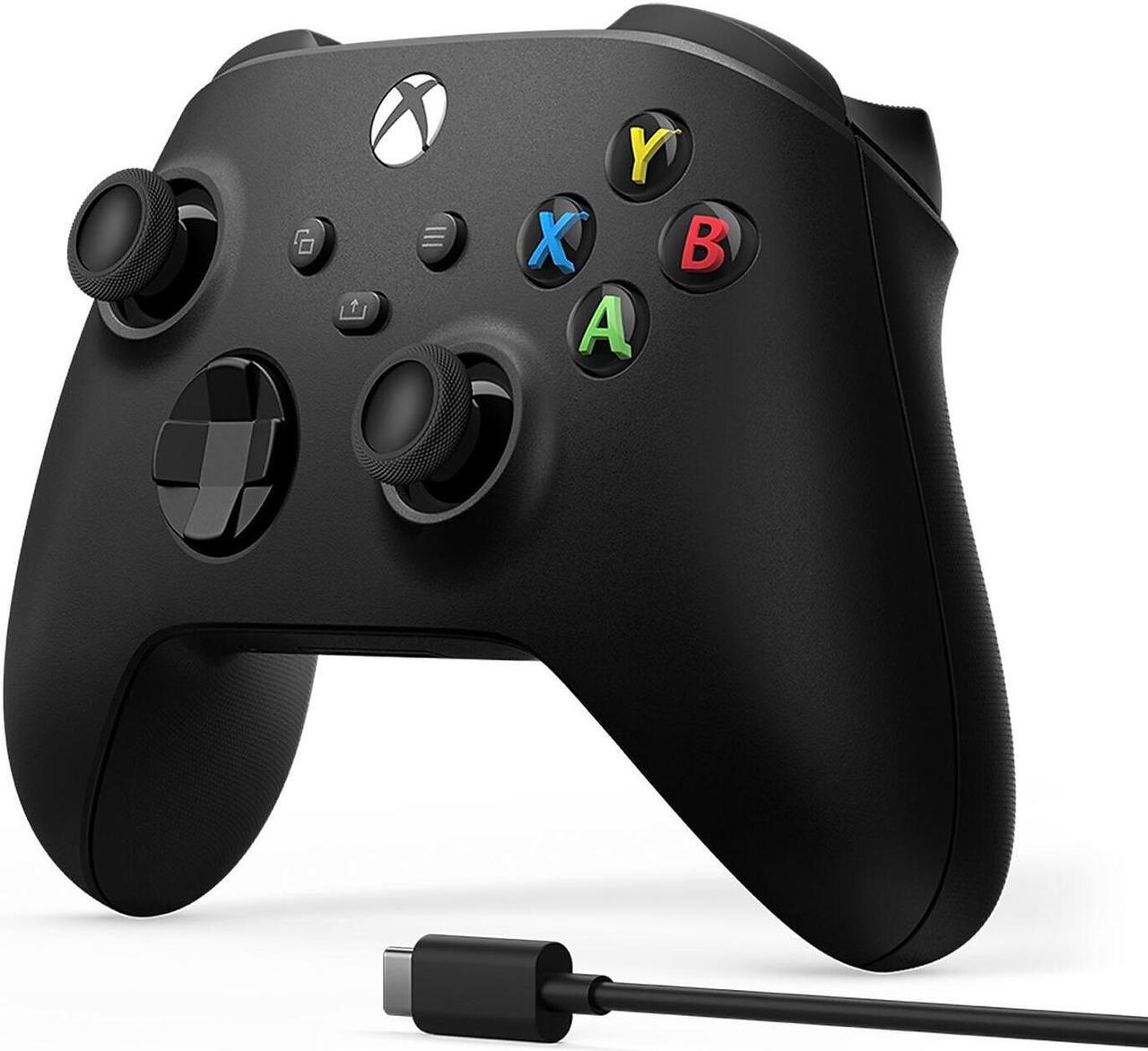 Main image of Microsoft Xbox Wireless Controller + USB Type-C Cable Carbon Black (1V8-00001) 1V800001
