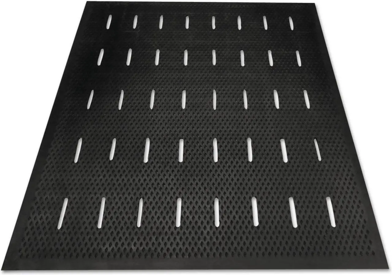 Alt view image 2 of 5 - Guardian Free Flow Comfort Utility Floor Mat 36 x 48 Black 34030401