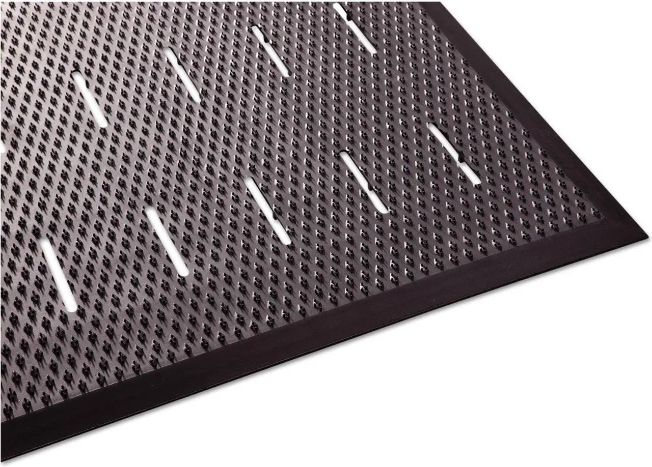 Alt view image 3 of 5 - Guardian Free Flow Comfort Utility Floor Mat 36 x 48 Black 34030401