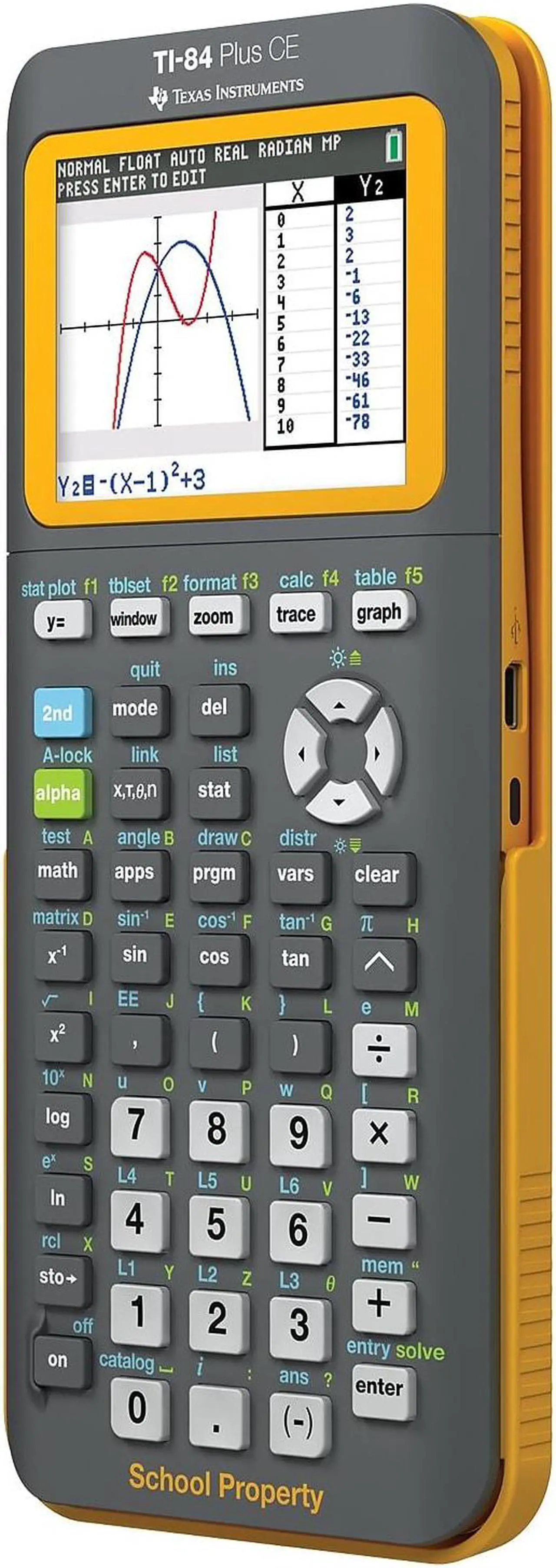 Alt view image 6 of 8 - Texas Instruments TI-84 Plus CE Python Teacher Pack Yellow 10-Pack TI84PLUSCEPYTPK