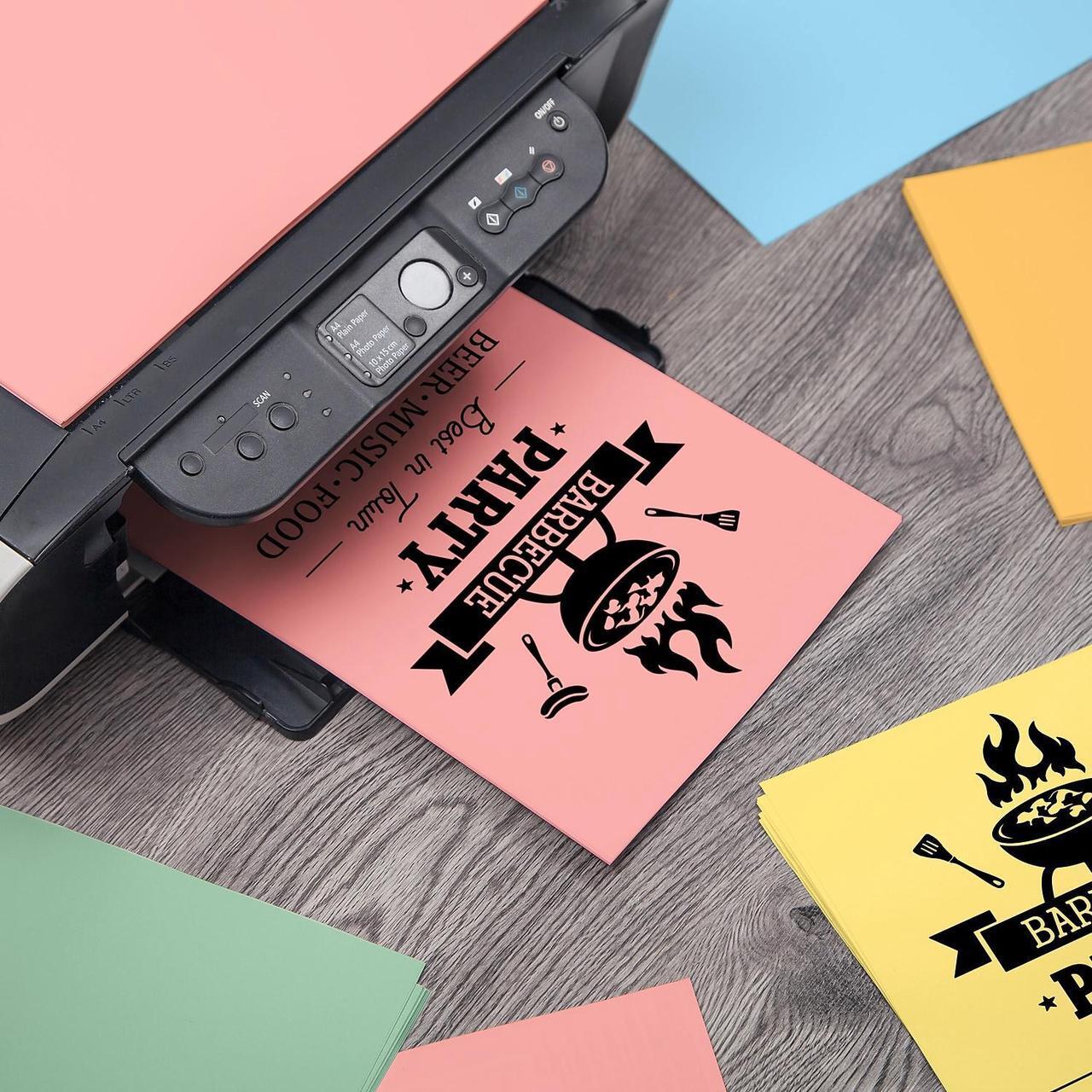Alt view image 2 of 2 - Staples Cardstock Paper 110 lbs 8.5" x 11" Canary 250/Pack (49704)