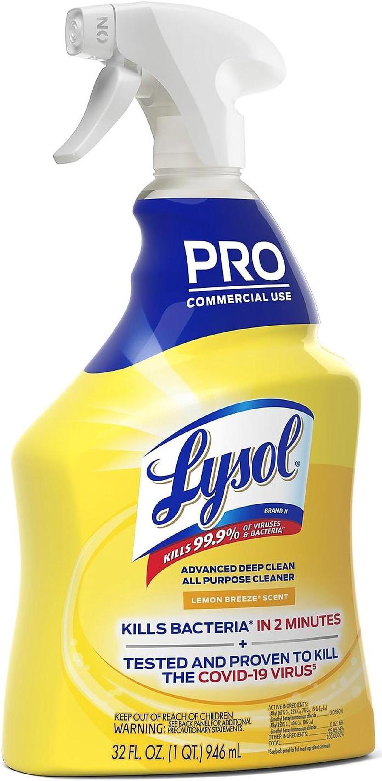 Alt view image 2 of 9 - Lysol Advanced Deep Clean Lemon Breeze Scent All Purpose Cleaner Liquid 32 oz.