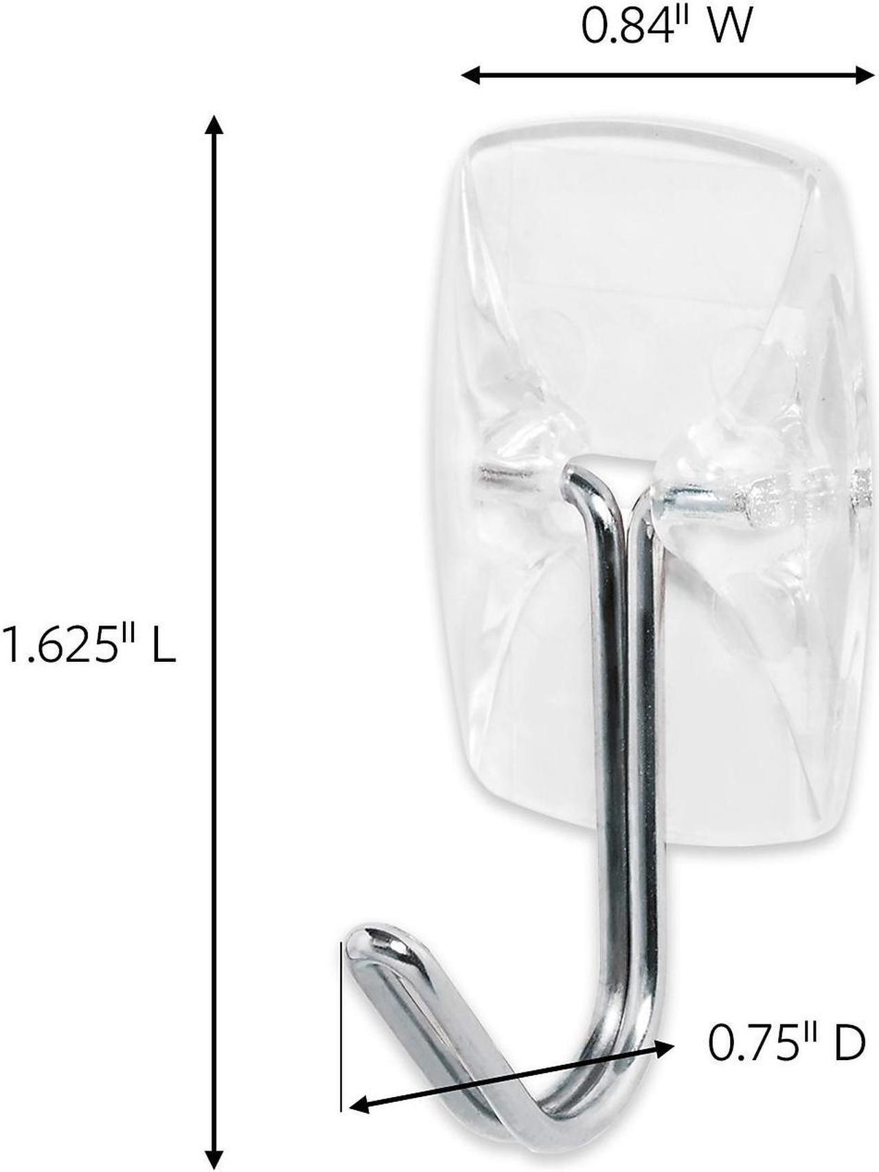 Alt view image 2 of 8 - Command Small Wire Hooks Clear 15 Hooks/Pack (17067CLR-15NA)