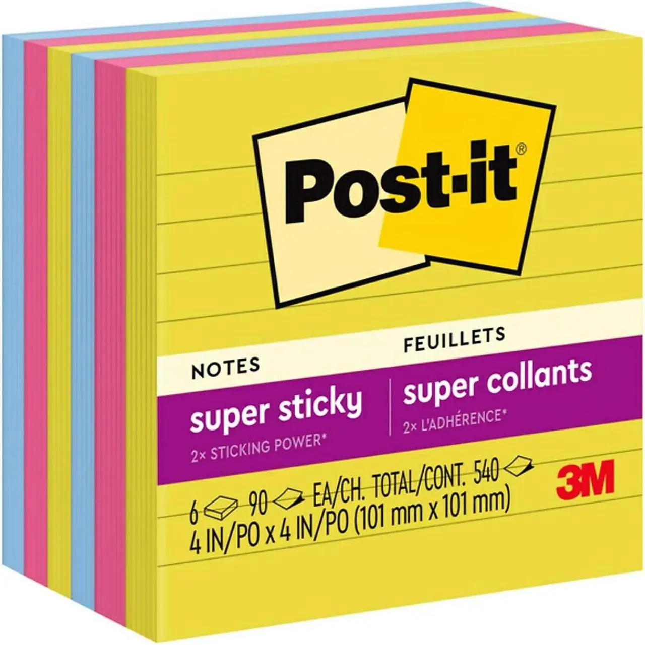 Post-it Super Sticky Notes 4