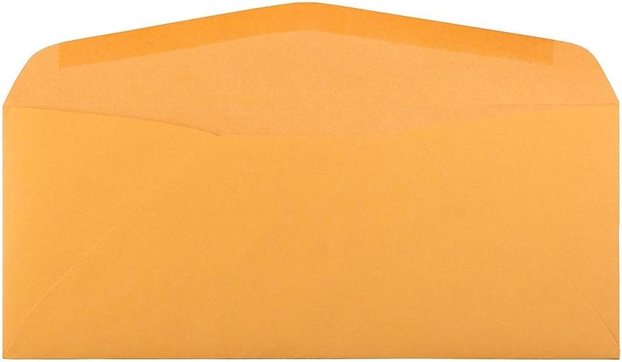 Alt view image 2 of 2 - JAM Paper #12 Manila Envelopes 4 3/4 x 11 Brown Kraft Manila 27930258