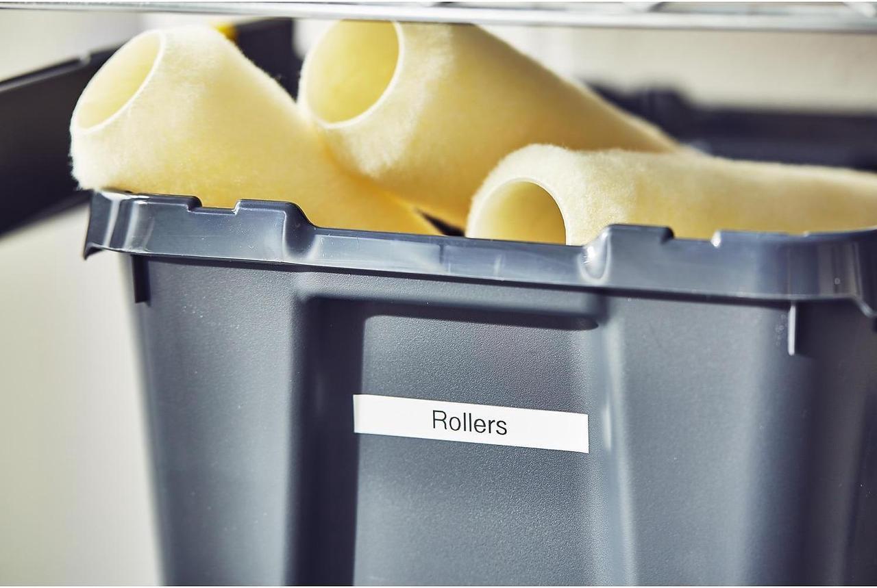 Alt view image 2 of 15 - Brother P-touch TZe-231 Laminated Label Maker Tape 1/2" x 26-2/10' Black on White 8/Pack (TZe-2318PKB) TZE-2318PKB