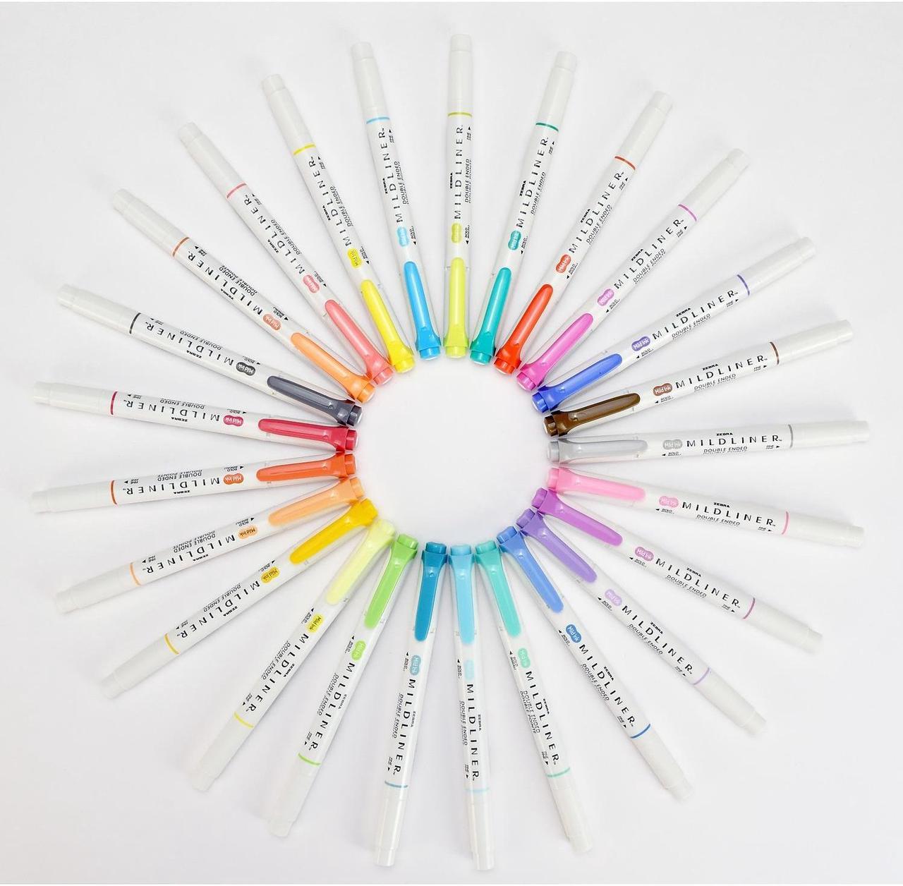 Alt view image 7 of 8 - Zebra Mildliner Twin Tip Highlighters Assorted Colors 25/Pack (78525)
