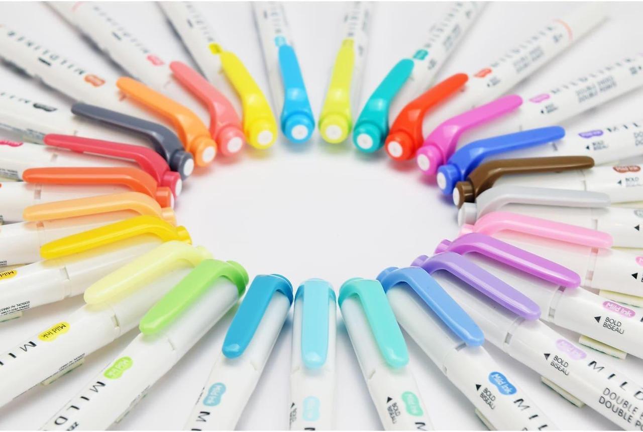 Alt view image 8 of 8 - Zebra Mildliner Twin Tip Highlighters Assorted Colors 25/Pack (78525)