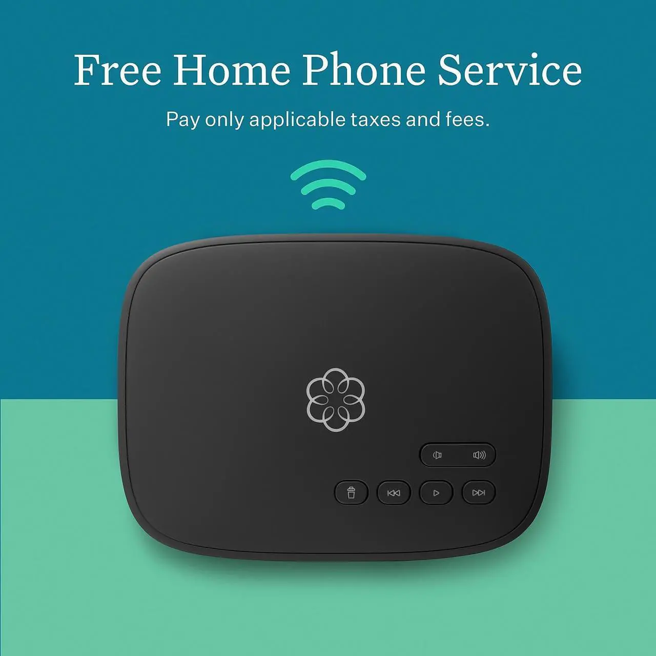 Alt view image 6 of 7 - ooma telo air 2 smart home phone service with wifi and bluetooth connectivity