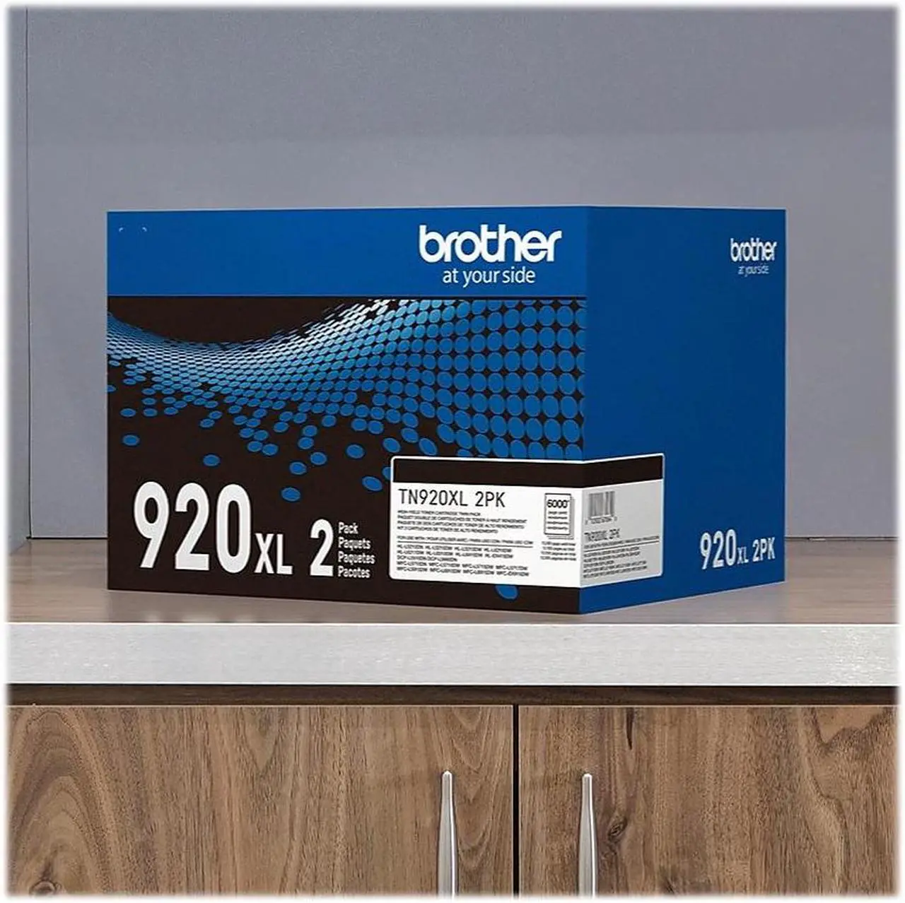 Alt view image 9 of 10 - Brother Genuine TN920XL2PK High-yield Toner Cartridge Twin Pack