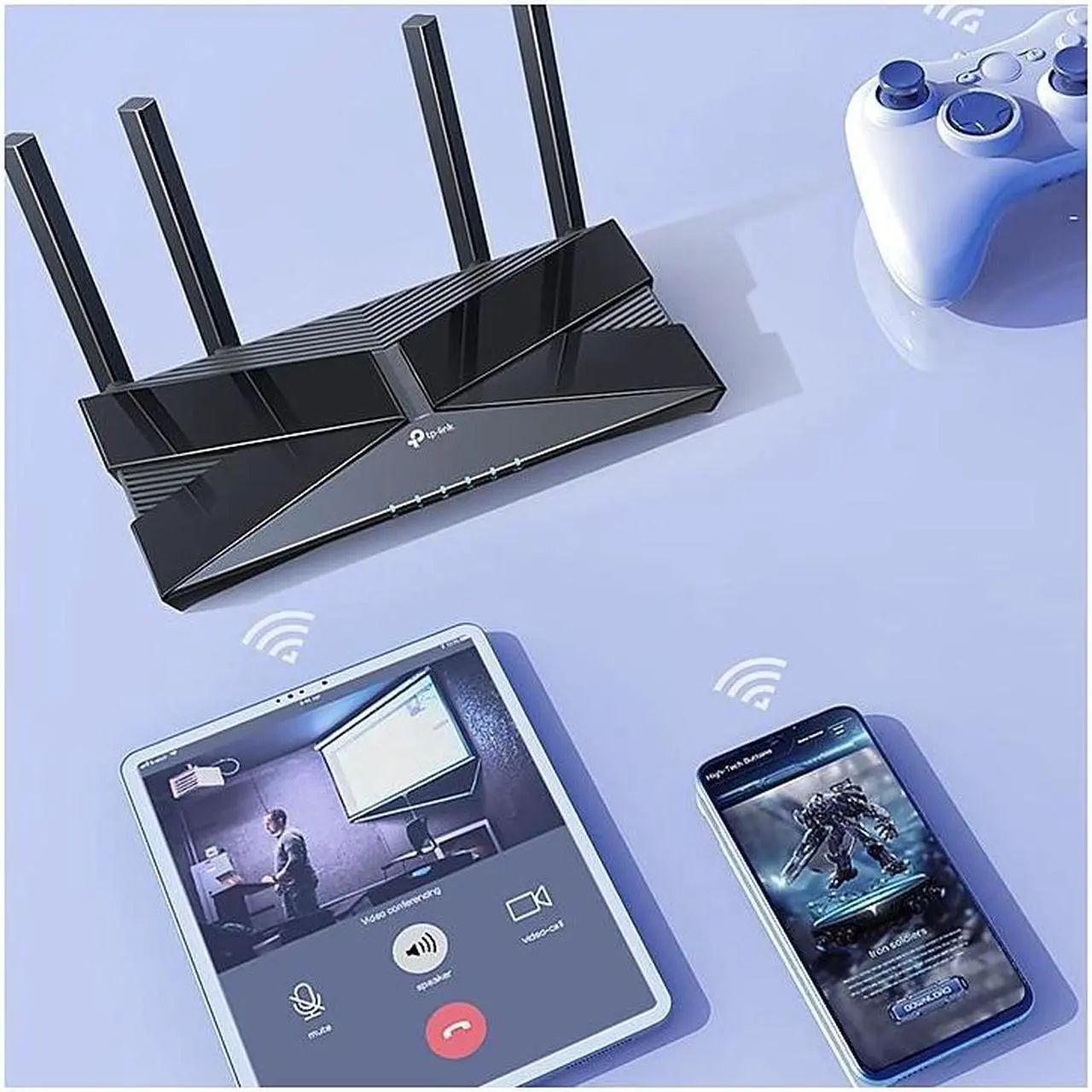Alt view image 20 of 20 - ARCHER AX3000 Dual Band Gigabit Wi-Fi 6 Router 5 Ports Dual-Band 2.4 GHz/5 GHz ARCHERAX3000