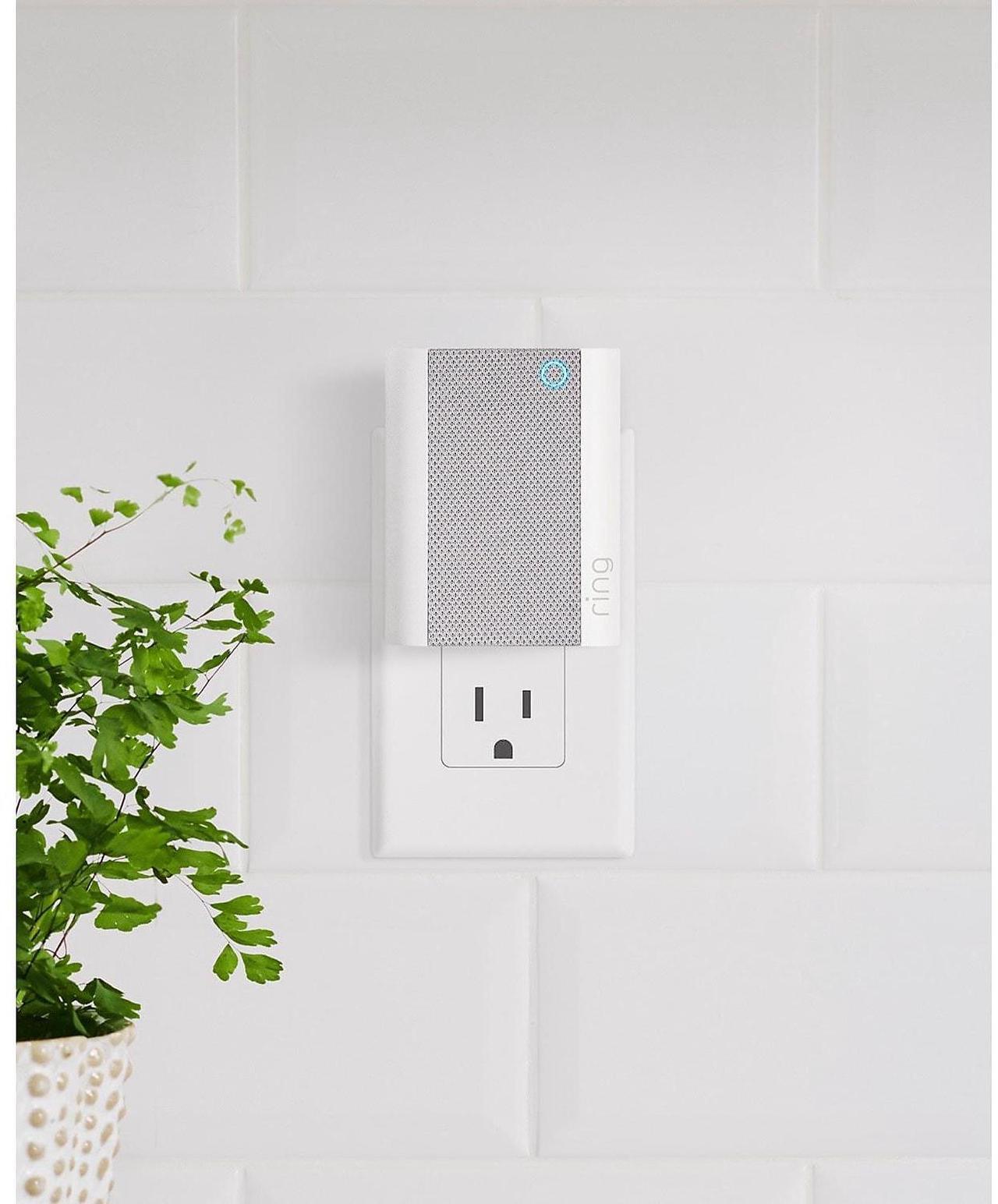 Alt view image 8 of 9 - Ring Chime Wireless (2nd Gen) for Video Doorbells and Cameras - White