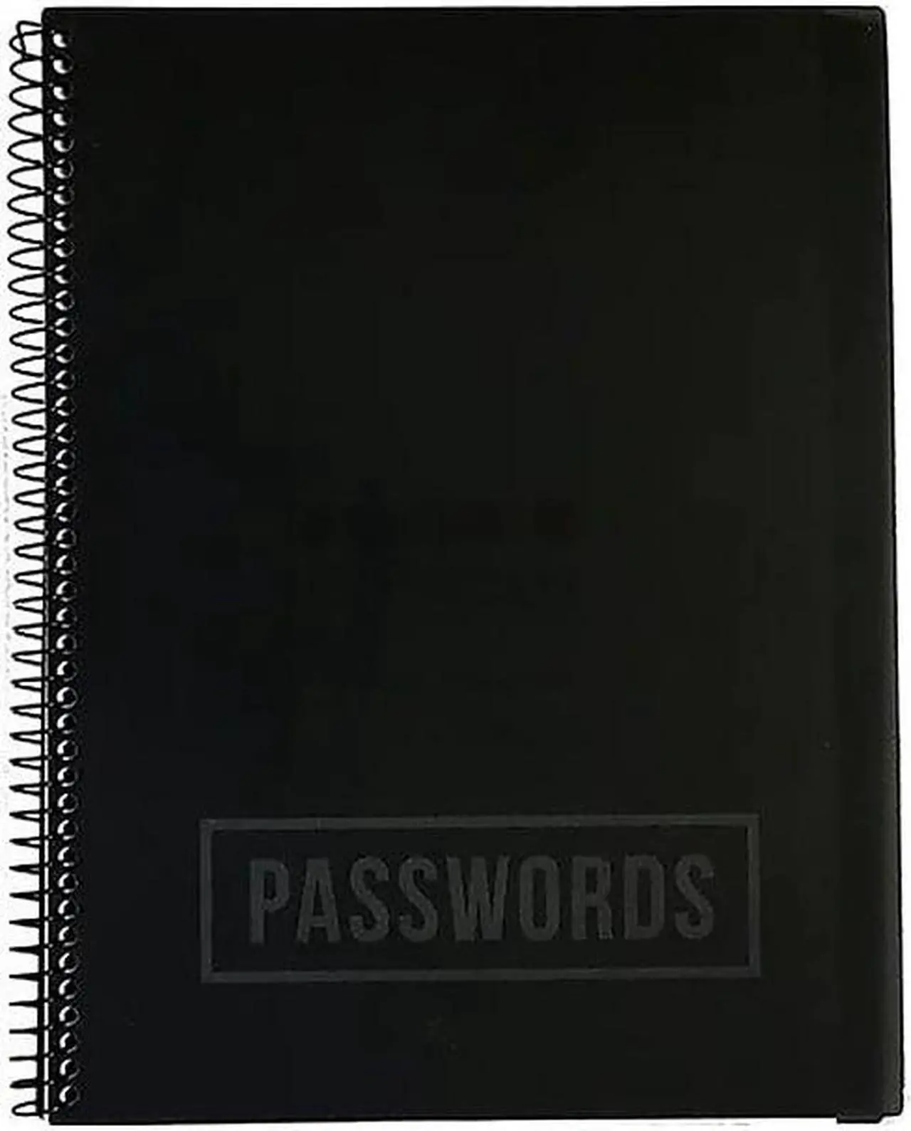 Alt view image 7 of 18 - Re-Focus the Creative Office Large Password Keeper Book, 7.5x10", Black