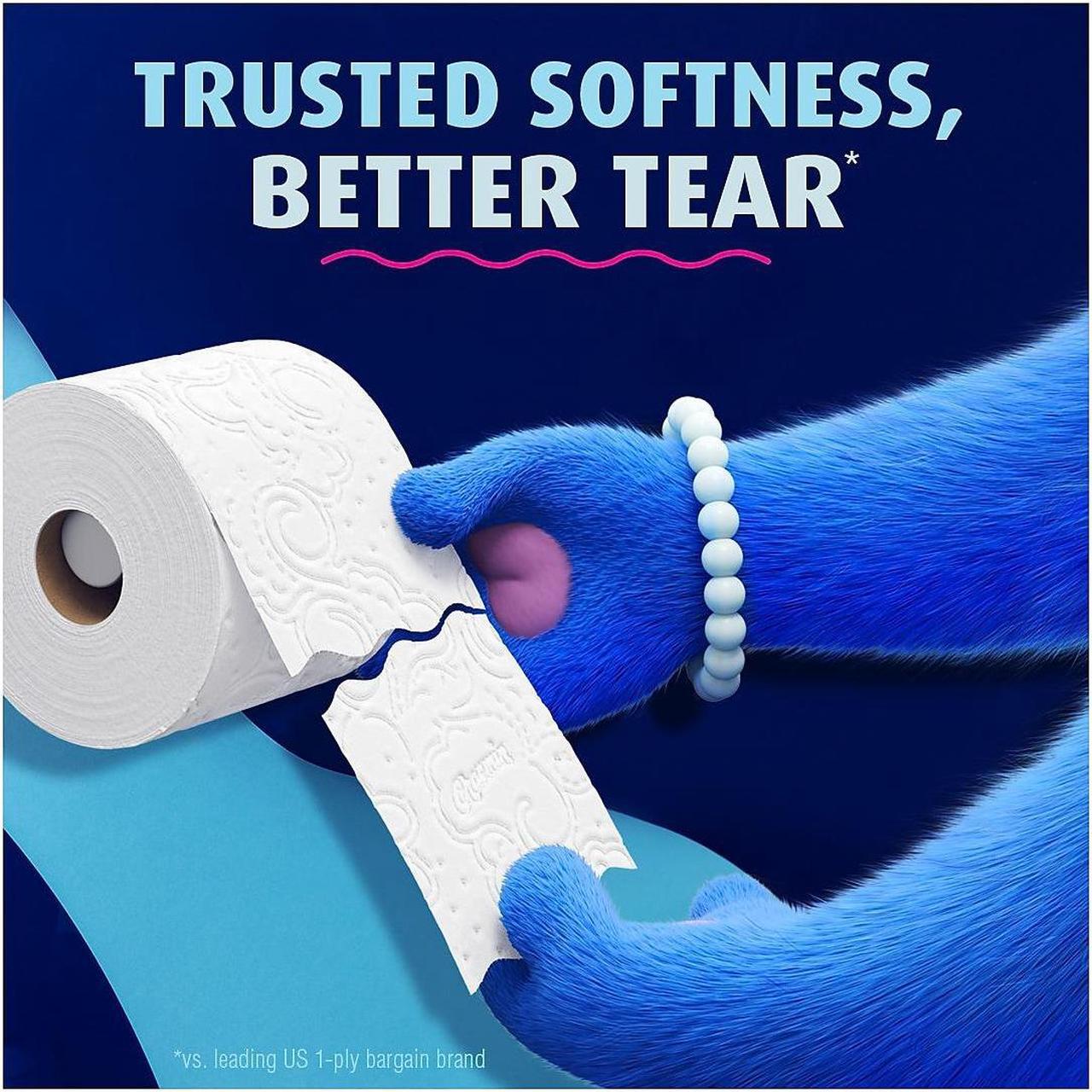 Alt view image 3 of 7 - Charmin Ultra Soft Mega Toilet Paper 2-Ply White 244 Sheets/Roll 30 Rolls/Pack (01537) 88029/01537