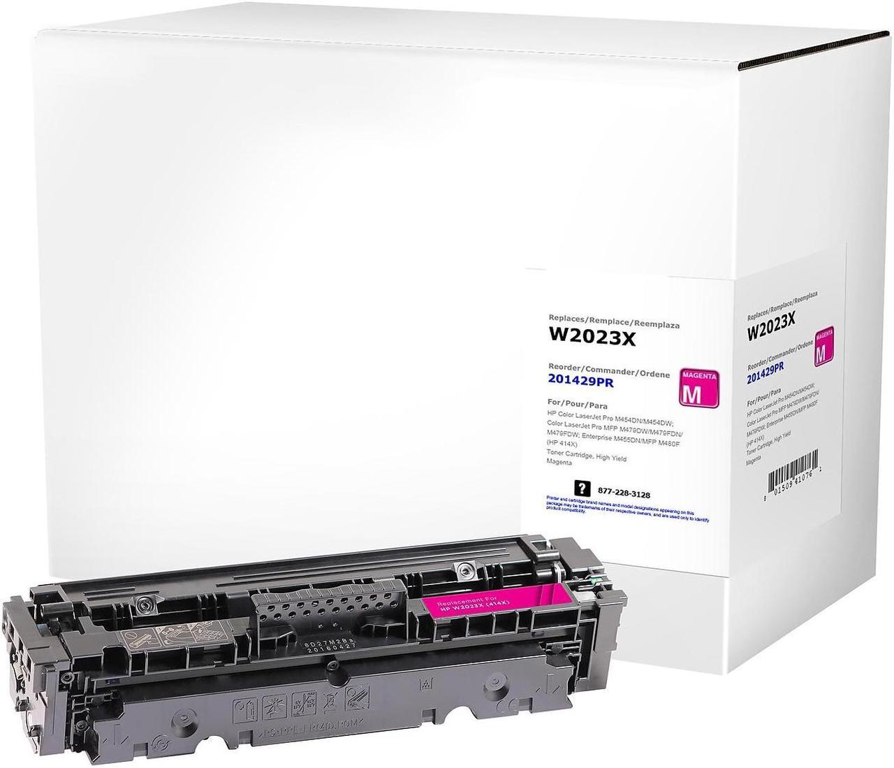 CIG ufactured Magenta High Yield Toner Cartridge Replacement for HP 414X (W2023X)