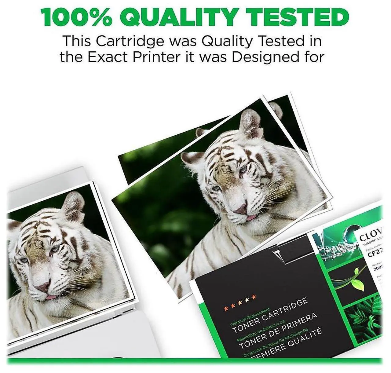 Alt view image 6 of 7 - Clover ufactured Black High Yield Toner Cartridge Replacement for 039H (0288C001)