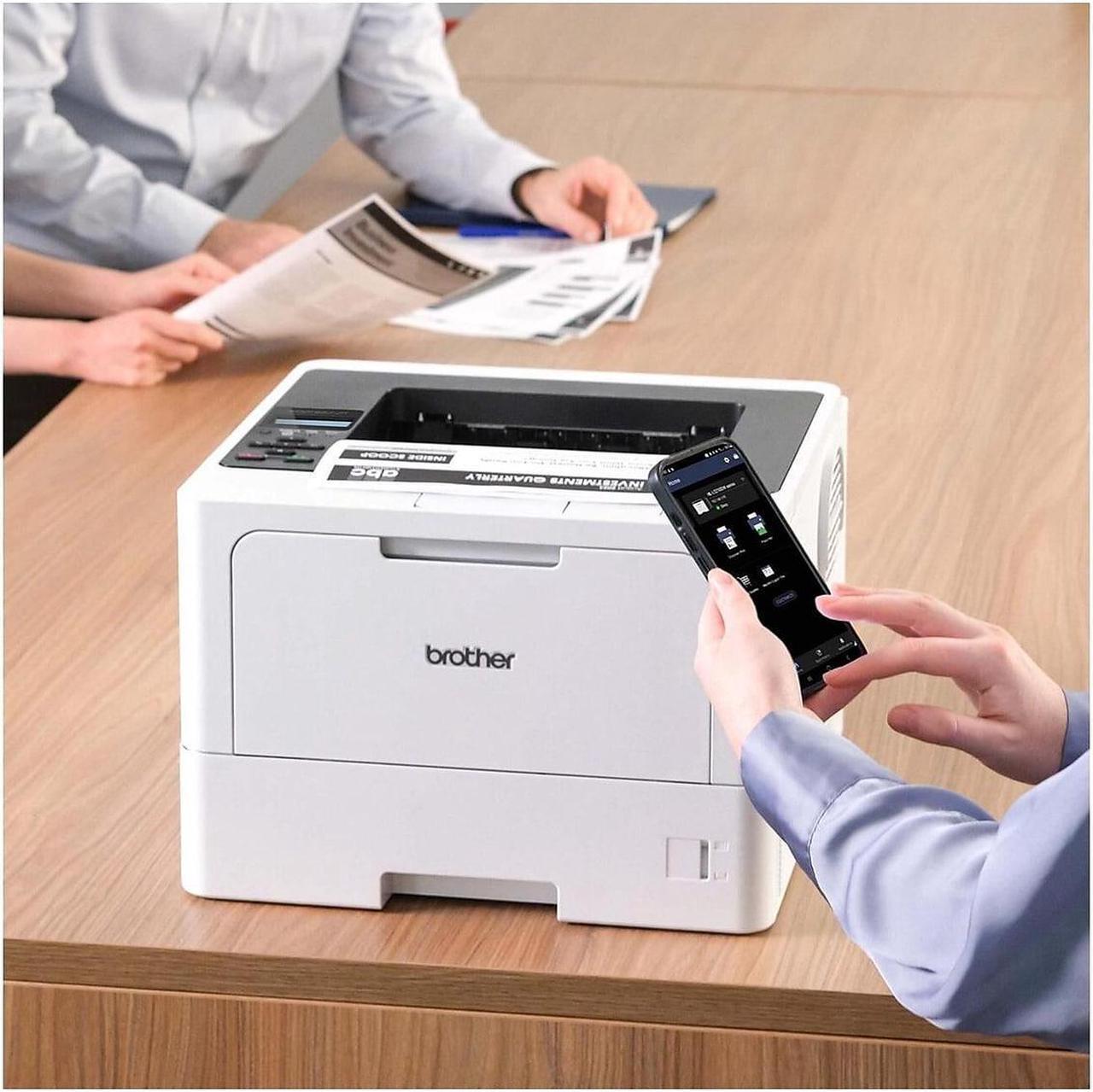 Alt view image 8 of 15 - Brother HL-L5210DN Business Monochrome Laser Printer with Duplex Printing and Networking