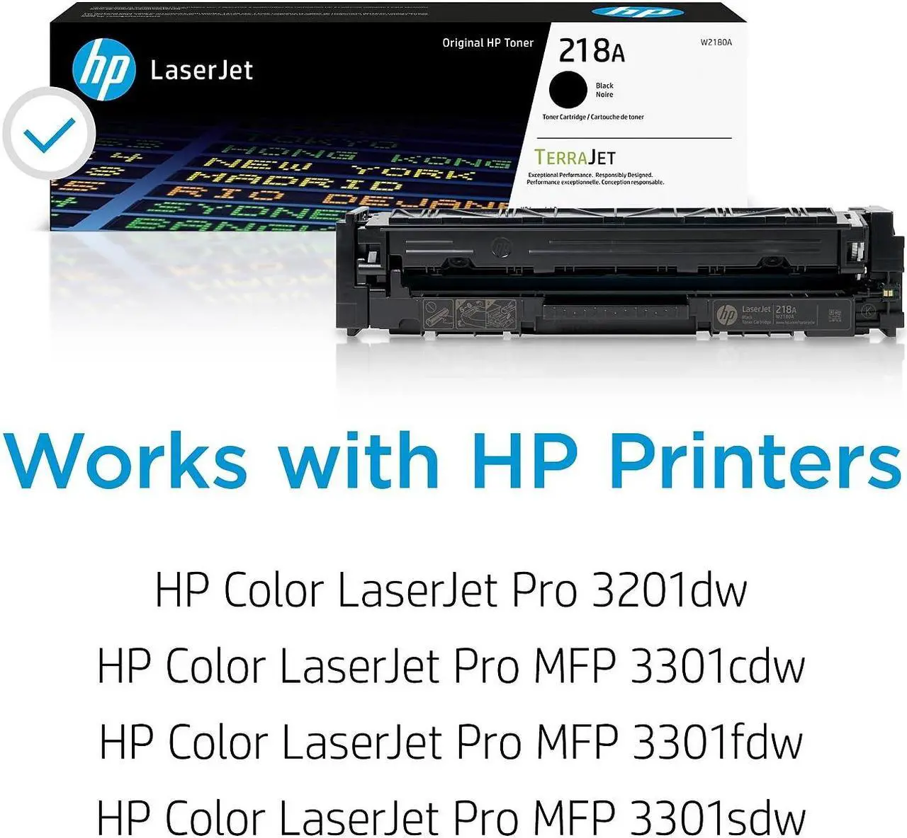 Alt view image 2 of 8 - Original HP 218A Black Toner Cartridge (W2180A) print up to 1 300 pages