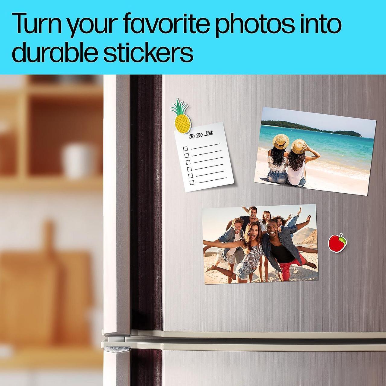 Alt view image 3 of 7 - HP Picture Stickers 4" x 6" 25 Sheets/Pack (8L1U8A)