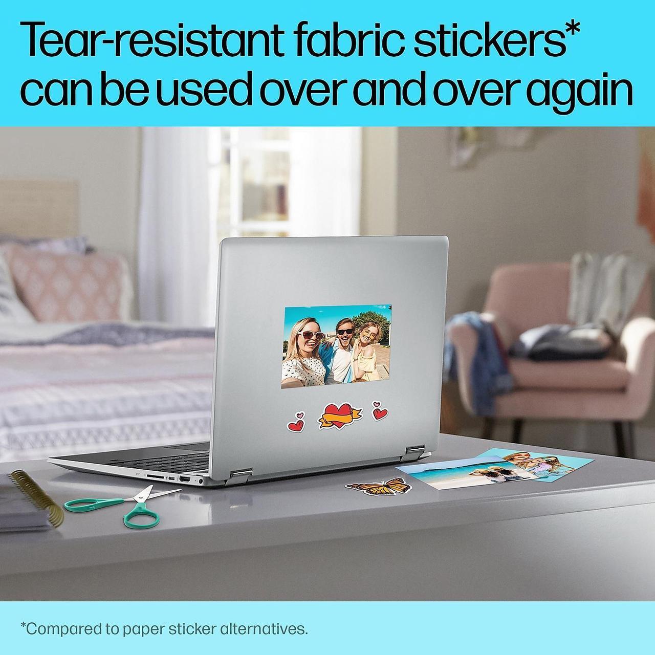 Alt view image 4 of 7 - HP Picture Stickers 4" x 6" 25 Sheets/Pack (8L1U8A)
