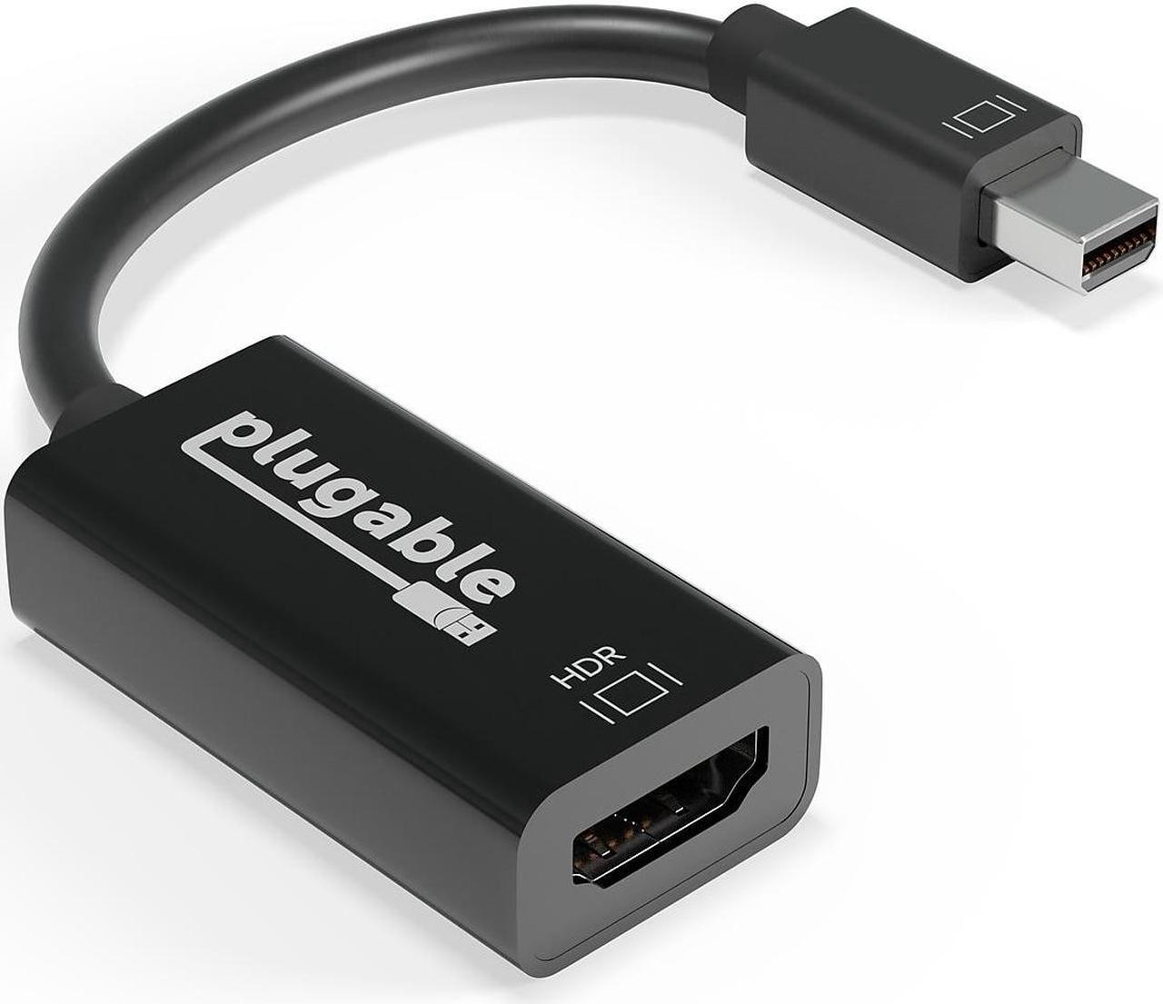 Alt view image 8 of 14 - Plugable Mini DisplayPort/Thunderbolt 2 to HDMI 2.0 Adapter for Older Macs and Surface PCs with MDP Ports - Driverless