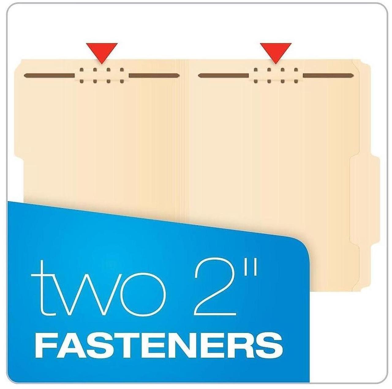 Alt view image 3 of 8 - Pendaflex Reinforced Classification Folder 3/4" Expansion Letter Size Manila 50/Box (24580)