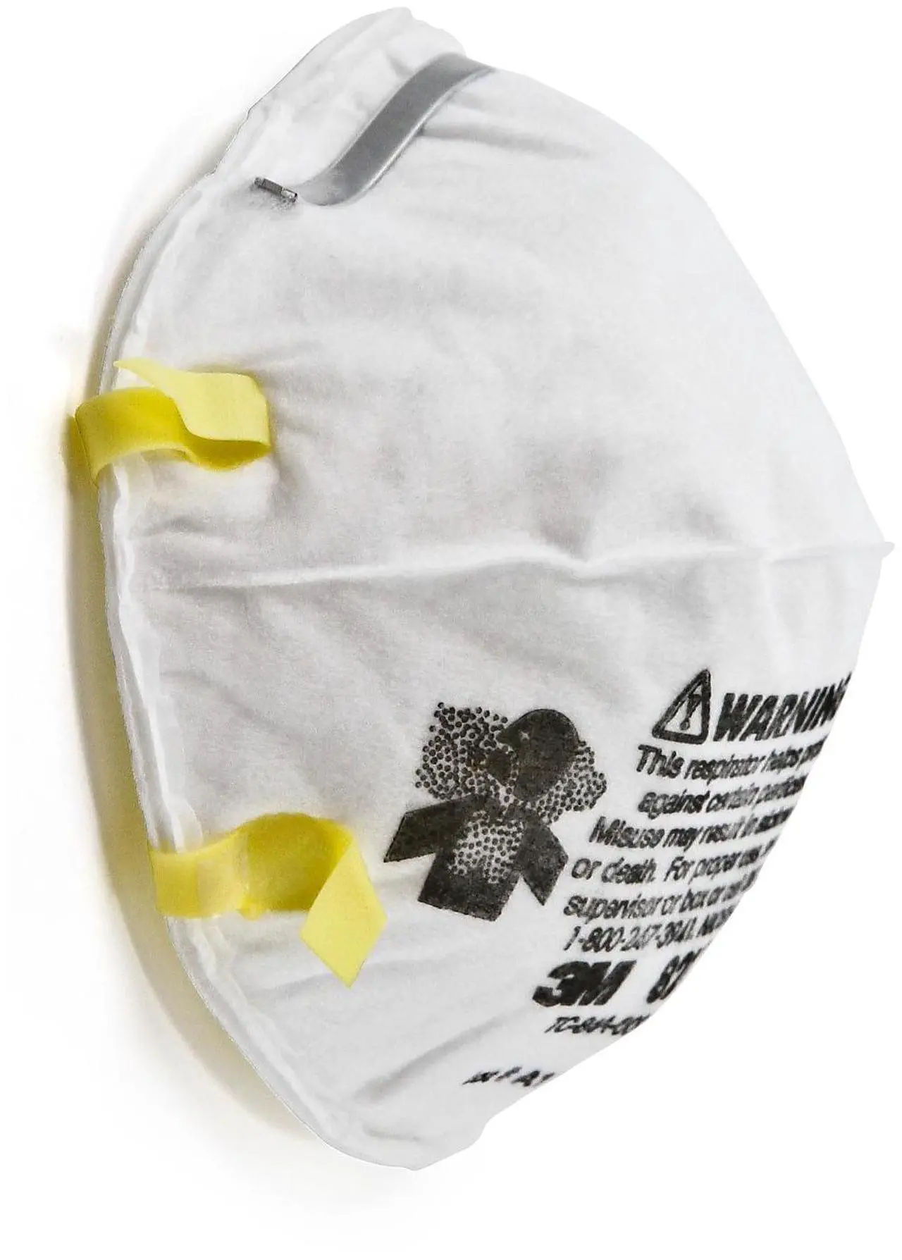 Alt view image 9 of 13 - 3M Particulate Respirator N95 20/BX White 46457
