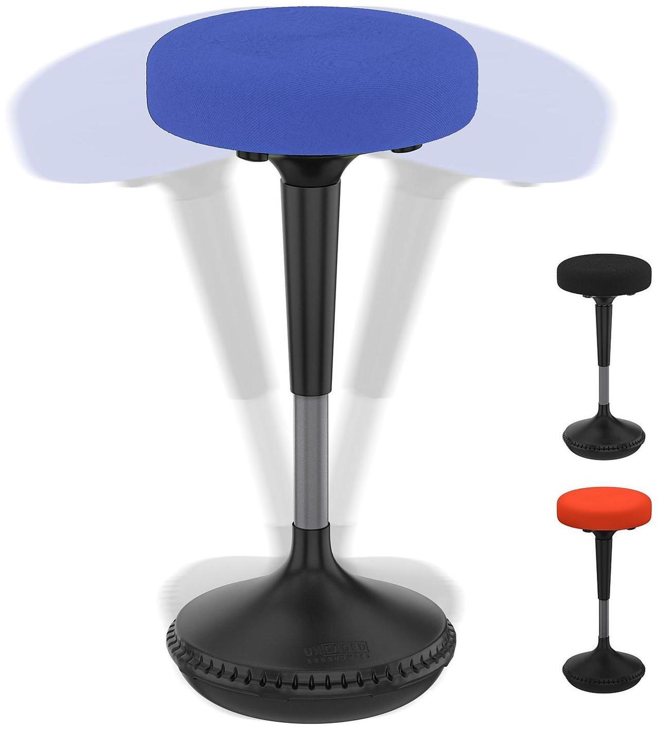 Alt view image 9 of 14 - Wobble Stool Standing Desk Stool - tall office chair for standing desk chair wobble stools for classroom seating adhd chair height adjustable stool 23-33" Active stool for standing desk wobble chairs
