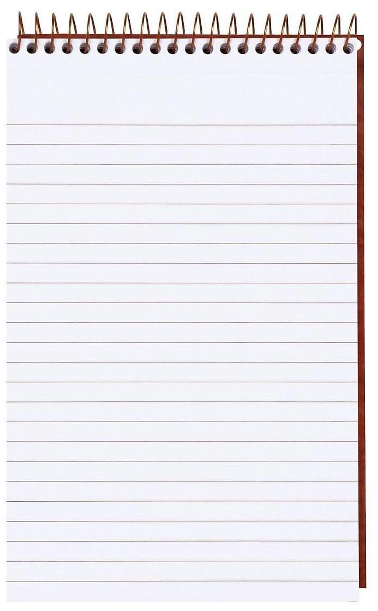 Alt view image 10 of 10 - Ampad Gold Fibre Retro Wirebound Writing Pad College/Medium 5 x 8 Ivory 80 Sheets 20007