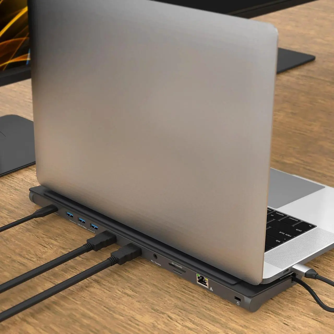 Alt view image 12 of 20 - j5create USB-C® Dual HDMI™ Docking Station