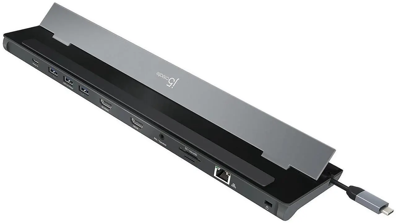 Alt view image 10 of 20 - j5create USB-C® Dual HDMI™ Docking Station