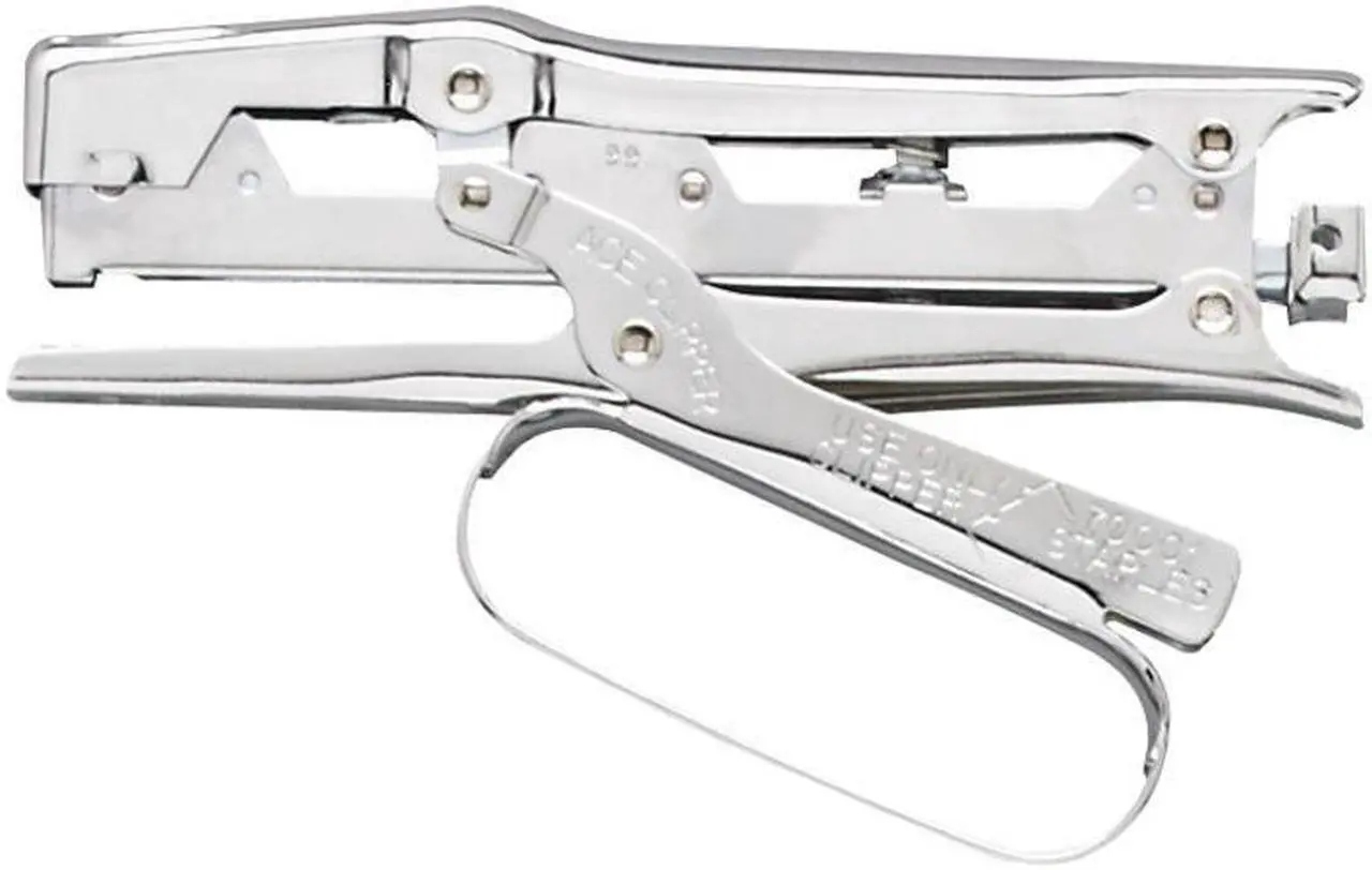 Alt view image 5 of 8 - Ace Clipper Stapler Lightweight 210 Staple Capacity Chrome 07020
