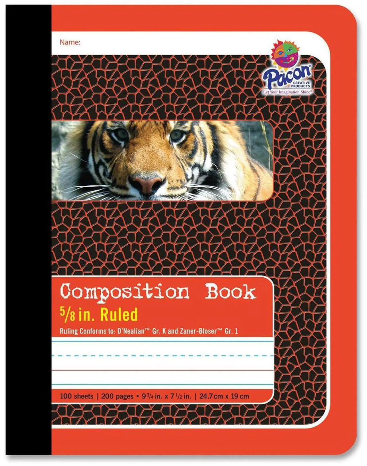 Alt view image 2 of 12 - Pacon 2427 Composition Book 100 Sheet - Ruled - 9.75" x 7.50" - 1 Each - White Paper